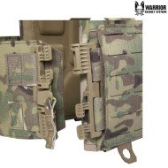 Laser Cut LPC V1 detachable triple bungee 5.56 RANGER GREEN Warrior Assault Systems (w-lc-lpc-v1-dfp-tb-556-rg)