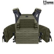 Laser Cut LPC V1 detachable triple bungee 5.56 RANGER GREEN Warrior Assault Systems (w-lc-lpc-v1-dfp-tb-556-rg)