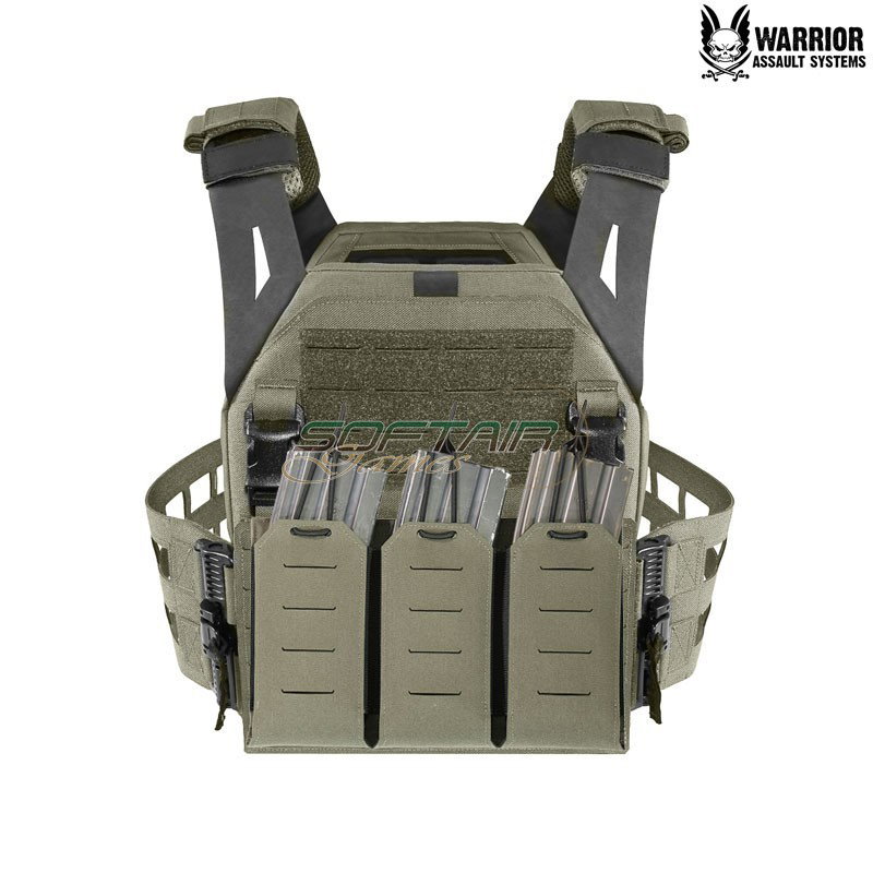 Laser Cut LPC V2 detachable triple bungee 5.56 RANGER GREEN Warrior Assault Systems (w-lc-lpc-v2-dfp-tb-556-rg)