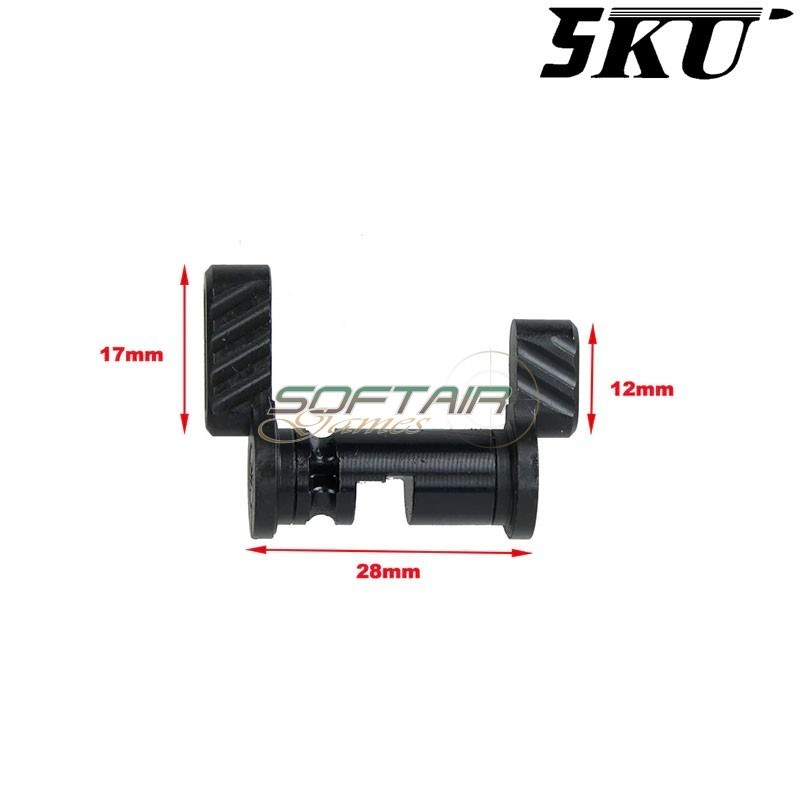Selettore Ambidestro BAD Style per MWS M4 GBB 5KU (5ku-mws-18)