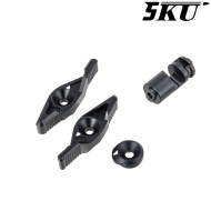Selettore SI ambidestro BLACK per MWS M4 GBB 5KU (5ku-mws-20-bk)