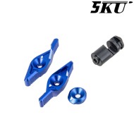Selettore SI ambidestro BLU per MWS M4 GBB 5KU (5ku-mws-20-bu)