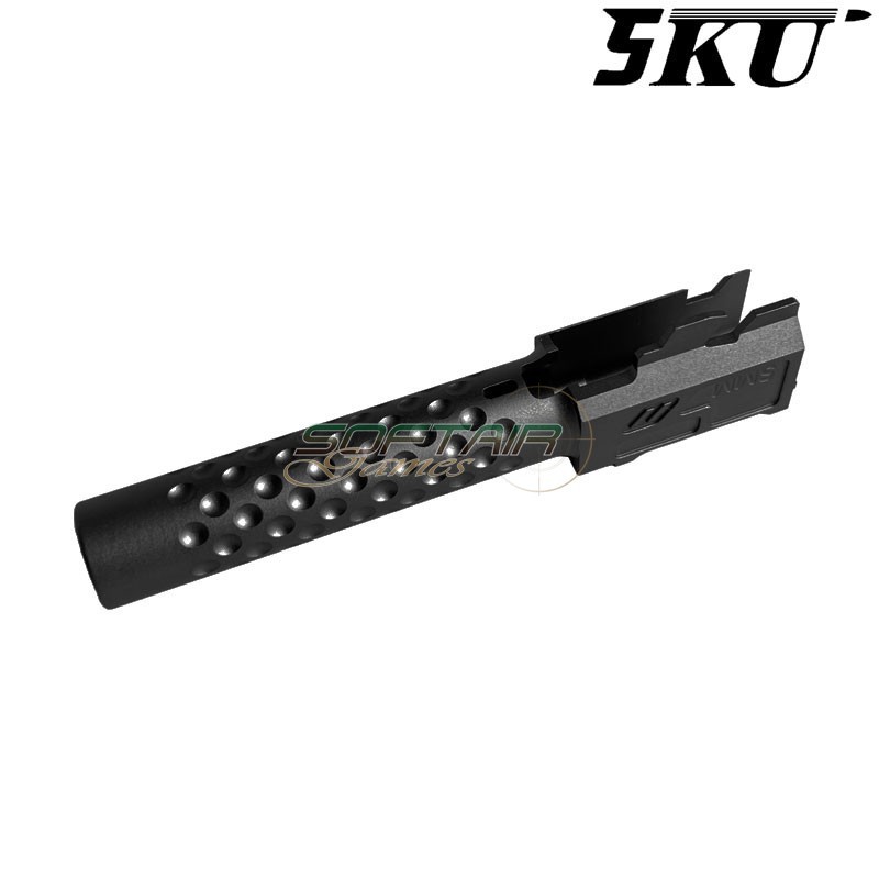 Canna esterna ZEV Style BLACK per pistola G19x / G45 5KU (5ku-gbefg003-bk)