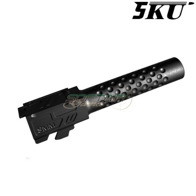 Outer barrel ZEV Style BLACK for pistol G19x / G45 5KU (5ku-gbefg003-bk)