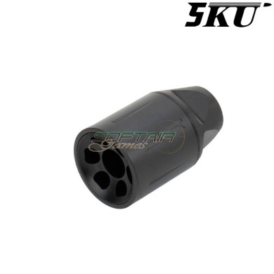 Flash hider SLR Style BLACK 14mm CCW 5KU (5ku-slr-01-bk)