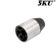Spegnifiamma SLR Style SILVER 14mm CCW 5KU (5ku-slr-01-sv)