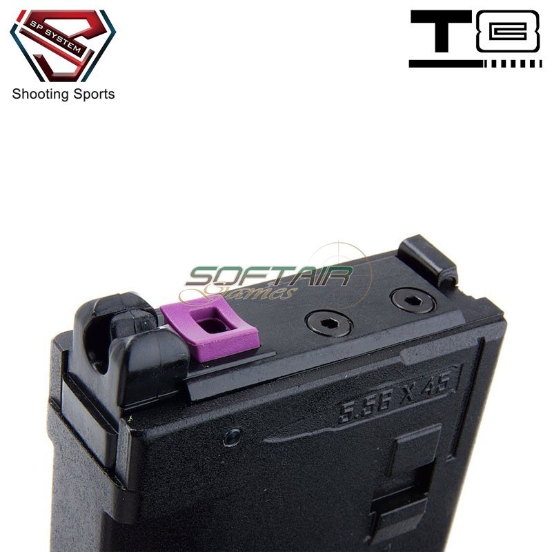 Gas Magazine BLACK 35bb P30 for MWS M4 GBB T8 SP System (t8-p30w-bk)