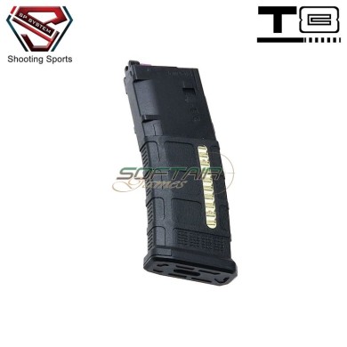 Gas Magazine BLACK 35bb P30 for MWS M4 GBB T8 SP System (t8-p30w-bk)