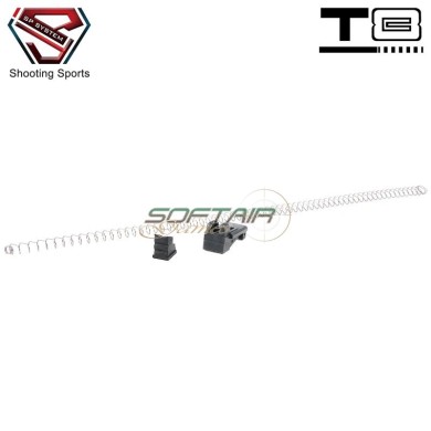 Set Molla e Gas Route migliorato 60° per MWS M4 GBB T8 SP System (t8-mws-ms-60)