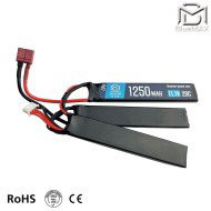 LiPo battery DEANS connector 11.1v X 1250mah 20c CQB type BlueMax-Power® (bmp-11.1x1250-ds-cqb)