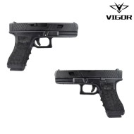 Gas Pistol G17 BLACK Stippling Vigor (vg1-b)