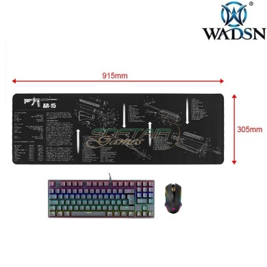 Tappetino Mouse Pad AR-15  WADSN (wa2002)