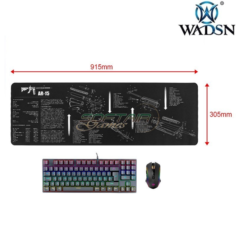 Tappetino Mouse Pad AR-15  WADSN (wa2002)