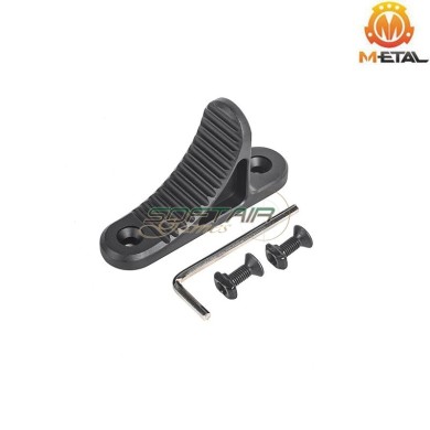Hand-Stop Angled foregrip BLACK B5 Style LC & Keymod Metal® (me06092-bk-lo)