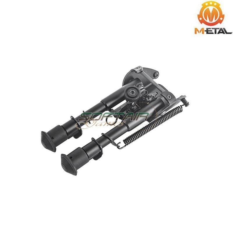 Bipiede Harris Style BLACK per 20mm Weawer Metal® (me07003-bk)