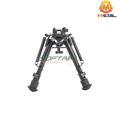 Bipiede Harris Style BLACK per 20mm Weawer Metal® (me07003-bk)