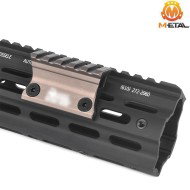 SMR Offset Rail 1 O'Clock DARK EARTH Dan. D. Style LC & Keymod Metal® (me08033-de-lo)