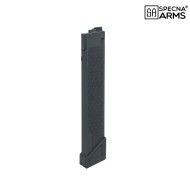 Mid-cap S-Mag polymer magazine 100bb GREY for ARP9 X-Series Specna Arms® (spe-05-035406)