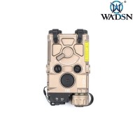 PEQ OGL Style DARK EARTH RED/IR Laser - Flashlight Wadsn (wd6081-t)