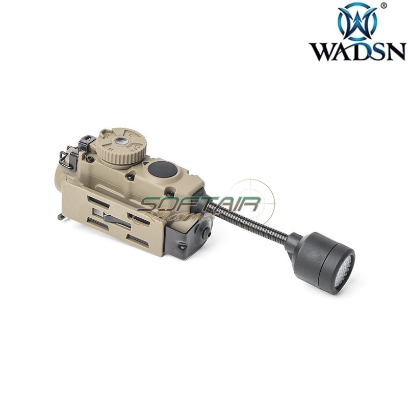 Torcia elmetto DARK EARTH LED/IR Flashlight Wadsn (wd05001-t)