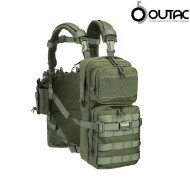 Combo Mini Chest rig + Backpack OLIVE DRAB Outac (ot-rc201-kit-od)