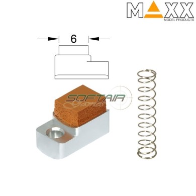 Hopup Chamber Soft Flat Nub 6mm per EVO-3 Maxx Model (mx-hop020sf6)