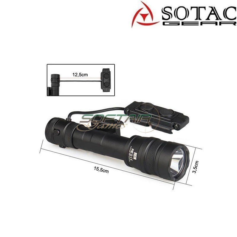Flashlight CD Style REIN 1.0 Long DARK EARTH Sotac Gear (sg-sd-1113-de)
