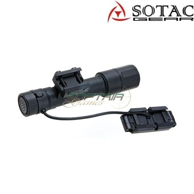Flashlight CD Style REIN 2.0 Long BLACK Sotac Gear (sg-sd-1116-bk)