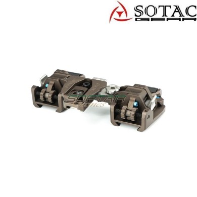 KVC Mount RQE Style Dual Bridges FDE Sotac Gear (sg-sm-3-rqe-de)