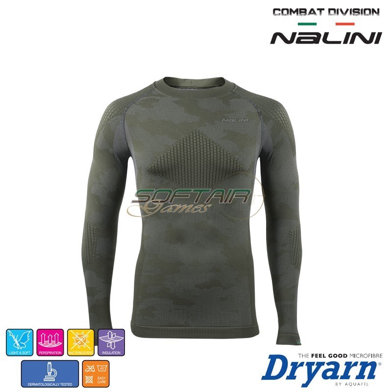 Combat LONG SLEEVE 4 Seasons RANGER GREEN CAMO Nalini (cdn-33191-rgc)