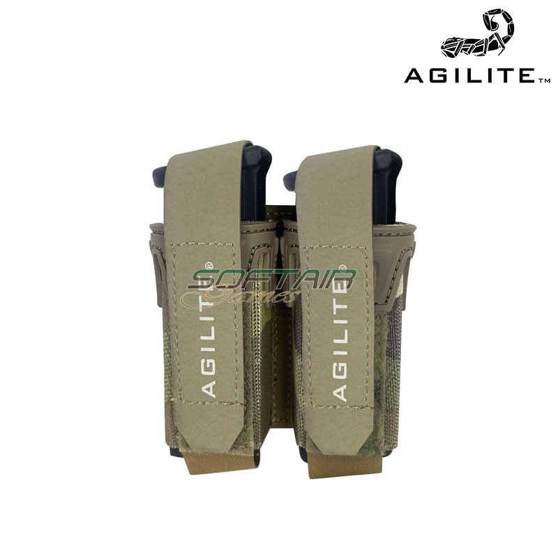 PINCER™ Pistol Double Pouch RANGER GREEN Agilite (8049rng1sz)