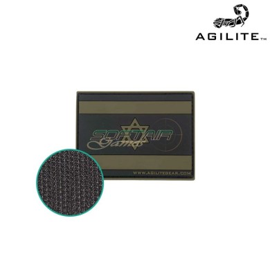 Patch PVC Israeli Flag OLIVE DRAB Agilite (8121odg1sz)