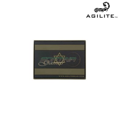 Patch PVC Israeli Flag OLIVE DRAB Agilite (8121odg1sz)