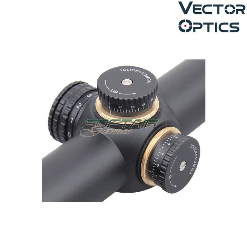 Scope Grimlock 1-4x24SFP Riflescope BLACK Vector Optics (ve-scoc-40)