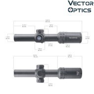 Scope Grizzly 1-4x24 Hunting Riflescope BLACK Vector Optics (ve-scoc-41)