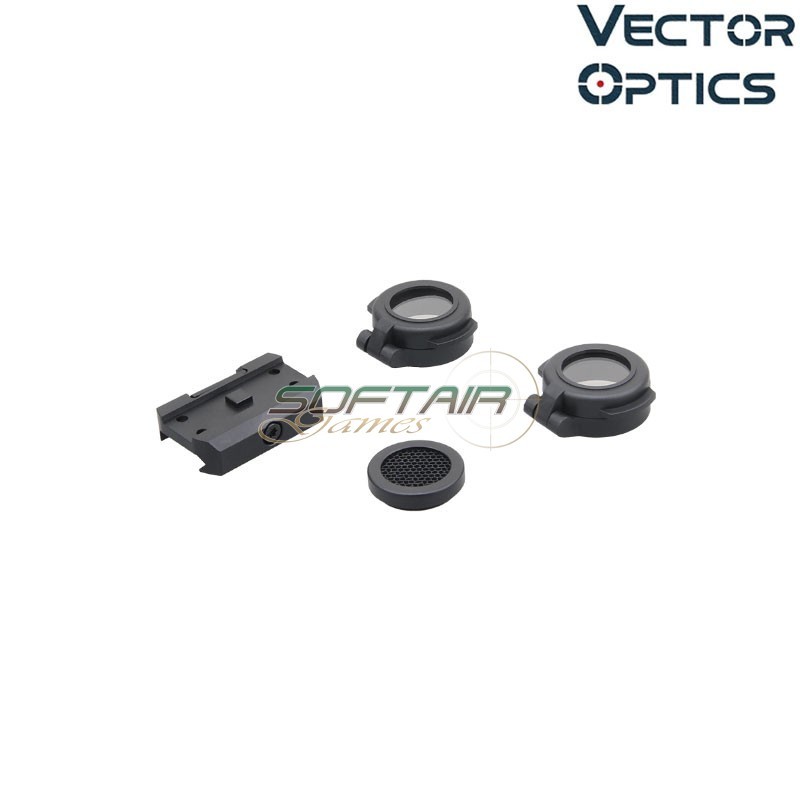 RED Dot Maverick-IV 1x20 Mini Rubber Armored Reflex BLACK Vector Optics (ve-scrd-60)