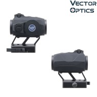 RED Dot Maverick-IV 1x20 Mini Rubber Armored Reflex BLACK Vector Optics (ve-scrd-60)