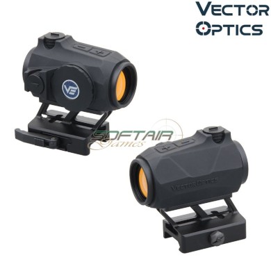 RED Dot Maverick-IV 1x20 Mini Rubber Armored Reflex BLACK Vector Optics (ve-scrd-60)