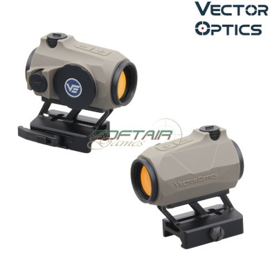 RED Dot Maverick-IV 1x20 Mini SOP Rubber Armored Reflex FDE Vector Optics (ve-scrd-61)