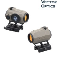 RED Dot Maverick-IV 1x20 Mini SOP Rubber Armored Reflex FDE Vector Optics (ve-scrd-61)