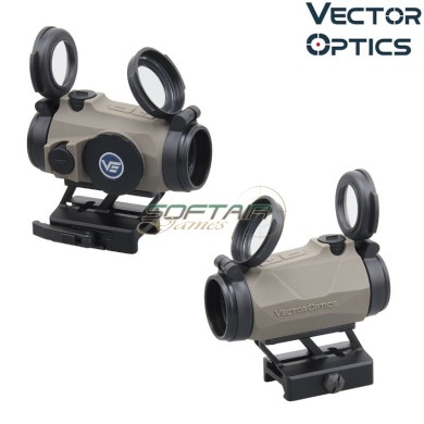 RED Dot Maverick-IV 1x20 Mini SOP Rubber Armored Reflex FDE Vector Optics (ve-scrd-61)