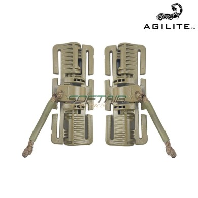2M ROC Quick-Release Buckle Set COYOTE BROWN Agilite (AGI0184)