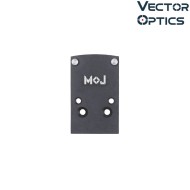 Mount MOJ Footprint RMR BLACK for Glock G17 Vector Optics (ve-scrdm-01)