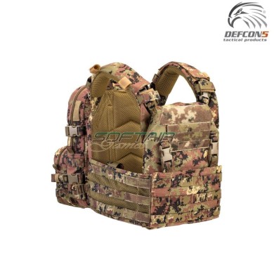 Plate carrier tattico + zaino VEGETATO defcon 5 (d5-bav21-vi)