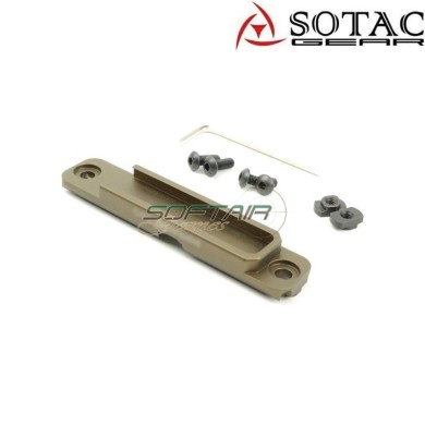 LCS MK1 cnc DARK EARTH for flashlight remote holder Sotac (sg-jq-096-de)