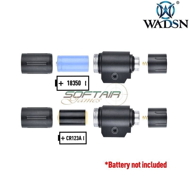 Torcia Mod. Style PDW350-PLHv2 BLACK Wadsn (wd04095-bk-lo)