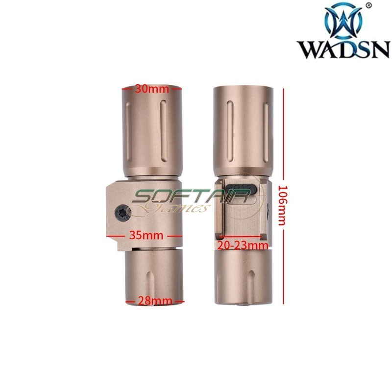 Torcia Mod. Style PDW350-PLHv2 BLACK Wadsn (wd04095-bk-lo)