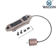 Double function remote pressure switch DARK EARTH for flashlight WADSN (wd07033-de)