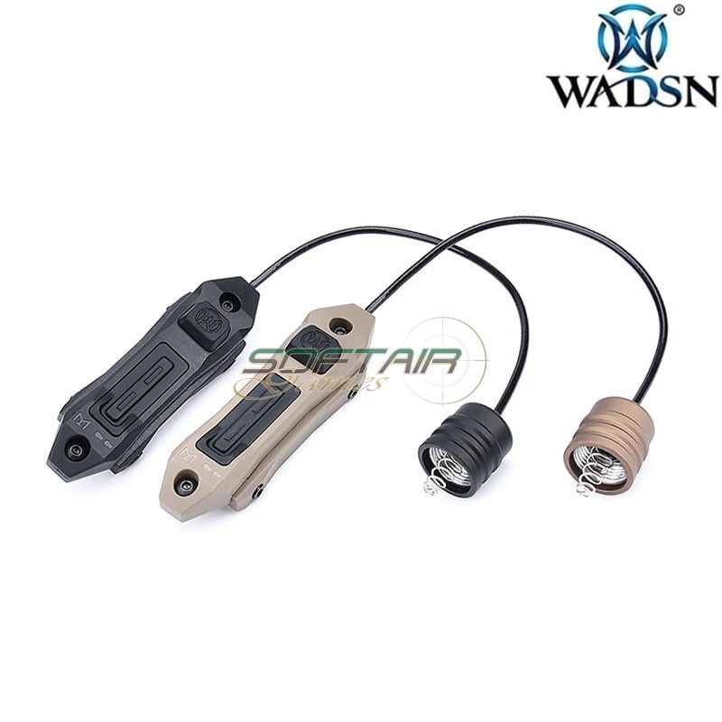 Controllo remoto Doppia funzione BLACK per Torcie WADSN (wd07033-bk)