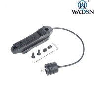 Double function remote pressure switch BLACK for flashlight WADSN (wd07033-bk)